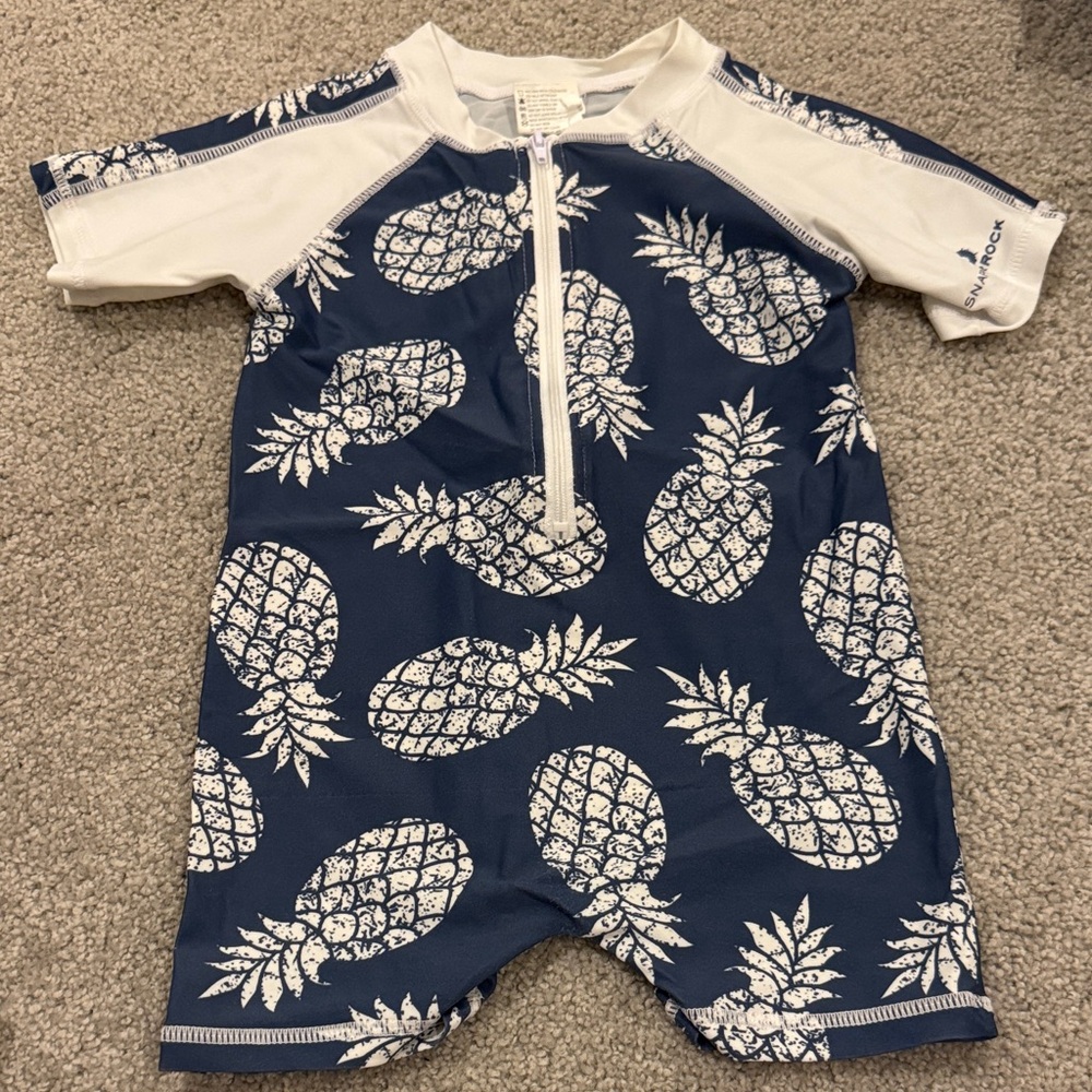 Snapper Rock Short-Sleeve Rash Guard Suit